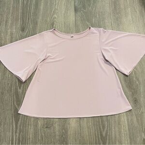 Uniqlo Women's Light Pink Blouse
